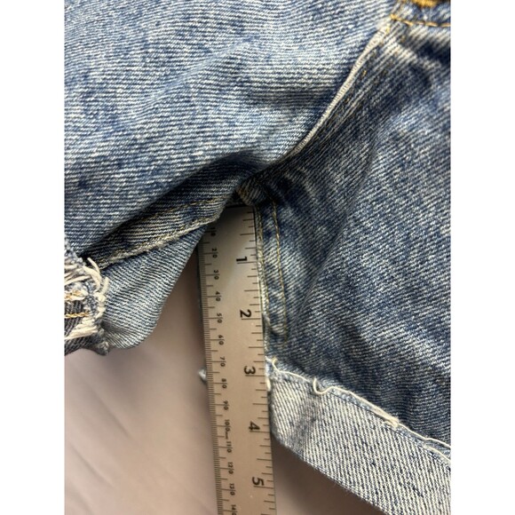 High Waisted Jean Shorts Lot Of 3 Mom Jeans Cuffed Button Front Size 9/10 - Picture 14 of 16